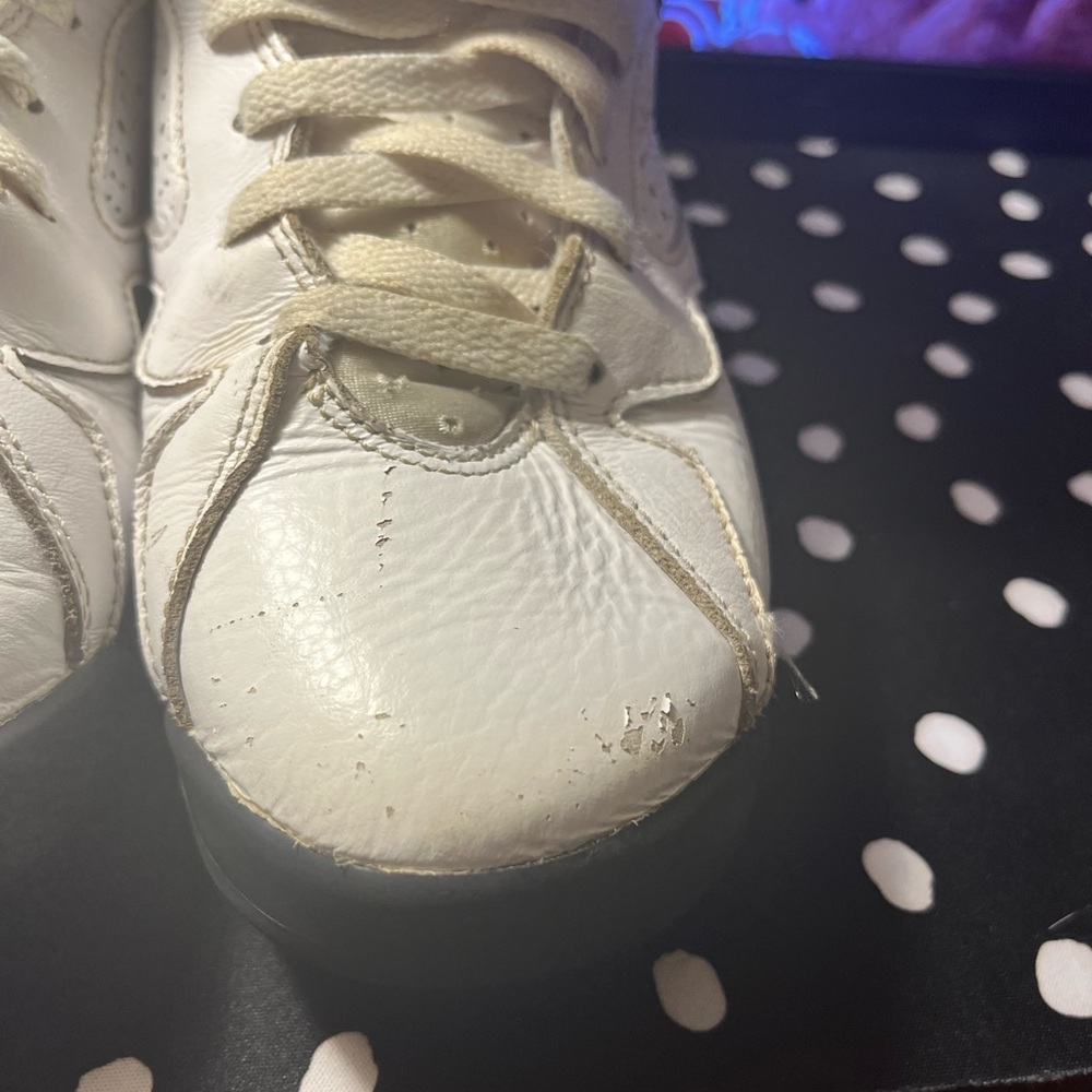 White Leather Sneakers - Picture 8 of 8